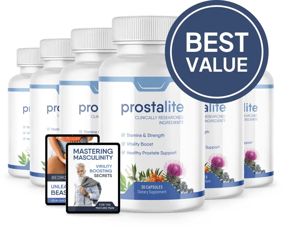 prostalite six bottle best value bundle